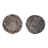 A silver hammered groat of Henry VIII (1509-1547) dating to c. 1509-1526. First coinage (with