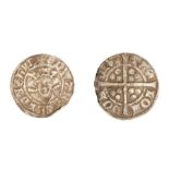 A silver hammered penny of Edward II (1307-1327) dating c. 1309-1310. Class 10cf5, mint of London.