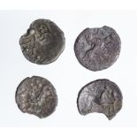 A collection of four uninscribed silver units of the North Eastern Region/Corieltavi, dating c. 60-