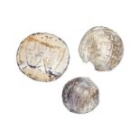 A lot of three silver hammered issues of the Commonwealth of England (1649-1660), consisting a