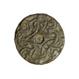 An incomplete cast copper-alloy Late Early-Medieval disc brooch of Anglo-Scandinavian attribution