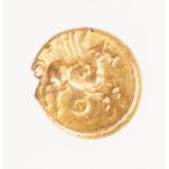 An inscribed gold quarter stater of the Southern Region/Atrebates and Regni, struck under