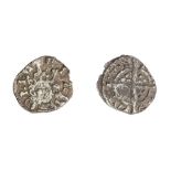 Silver hammered farthing of Edward I (1272-1307), c. 1280. Withers' type 9, mint of London. Obverse: