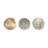 A lot of six 13th century English hammered pence (5) and a continental 'crockard (1). Of the English