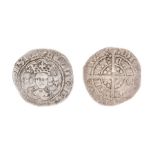 A silver hammered halfgroat of Henry VI's first reign (1422-1461) dating c. 1422-1426. Annulet