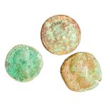 A mixed lot of three Roman copper-alloy sesterces. Represented in this lot: Domitian/Nerva (1),