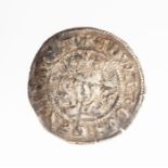 A silver hammered penny of Edward III (1327-1377) dating c. 1354-1355. Fourth coinage, pre-treaty