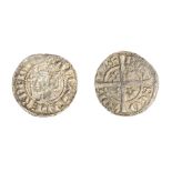 A silver hammered Scottish penny of Alexander III (1249-1286) dating c. 1280-1286. Second coinage,