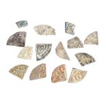 A mixed lot of thirteen silver hammered cut farthings, ranging from a Tealby issue to Henry III long