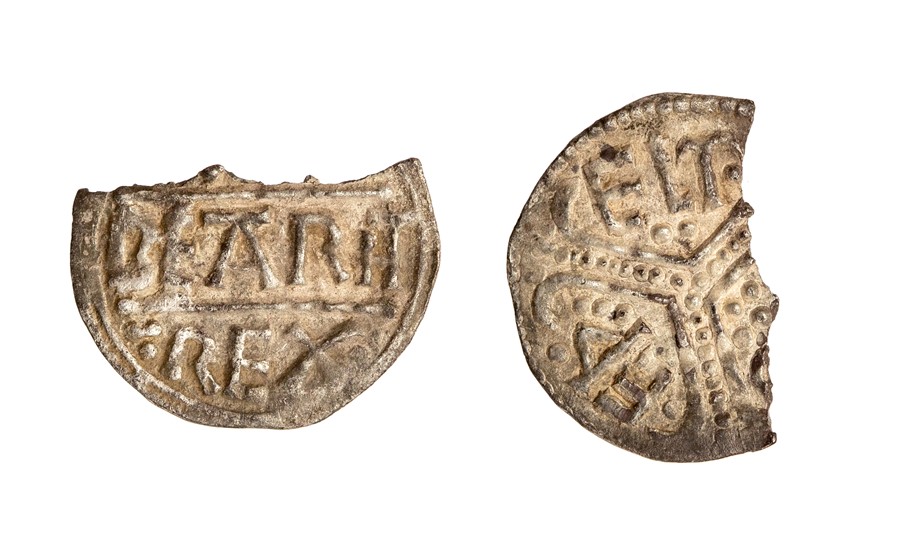 An incomplete silver hammered penny struck under Eadberht Præn of Kent, dating c. 796-798.