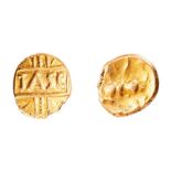 A gold inscribed quarter stater of the North Thames Region/Catavellaunii, struck under