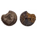 An incomplete unpublished silver denarius of the Britannic emperor Carausius (AD 286-293) dating to