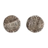 A silver hammered penny of Elizabeth I (1558-1603) dating to c. 1560-1561. First issue, Tower
