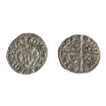 A silver hammered penny of Edward II (1307-1327) dating to c. 1309. Class 10cf4, mint of London.