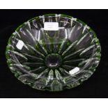 Italian green glass bowl