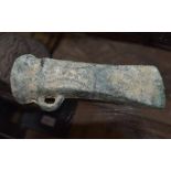 Bronze Age axe head, approx 11cm long