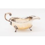 A silver sauce boat,  Birmingham 1938, total gross weight approx 3.37ozt