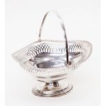 Early 20th Century silver bonbon basket, Sheffield 1930, weight 243 grams approx