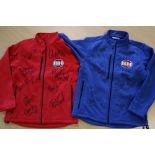 No wardrobe is complete without them – a pair of iconic Bargain Hunt red and blue jackets signed by