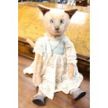 Lily Bears of Belgium, Siamese Cat 20" tall, dressed, 2004
