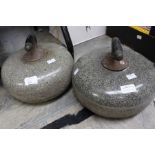 Two curling stones