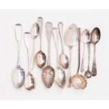 Assorted silver spoons, various makers and types, 6.05oz