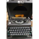 Imperial; Good Companion, standard model portable typewriter, in original case with instructions