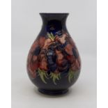 A 1960's Moorcroft Anemone vase, signed, 8.5 inches approx