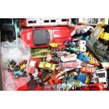 A collection of assorted diecast vehicles (one box)