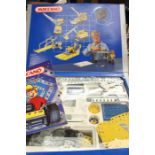 A Meccano set, motor pieces in original box