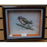 Gordon Beningfield (1936-1998), after, "Study of a Finch", 3-way colour process print mounted on