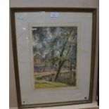 A watercolour signed by Paul Smith