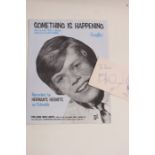 Herman and the Hermits autographs with sheet music