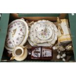 A collection of assorted ceramics, comprising of Royal Crown Derby Royal Antoinette, tureen and