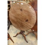 Georgian Mahogany tilt top table.