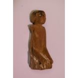 Egyptian boat figure, approx 10cm high