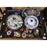 One box of mixed ceramics (Q)