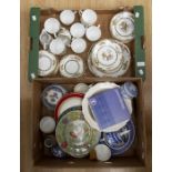 Kokura Japanese export tea set along with blue and white Japanese 1920's cabinet cup and saucers etc