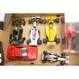 Three Minichamps F1 racing cars, John Player Special Lotus, Renault 98T, Camel Lotus, Honda 99T,