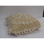 A Victorian lace cushion