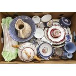 Assorted ceramics including; Limoges, Coalport and Wedgwood (Q)
