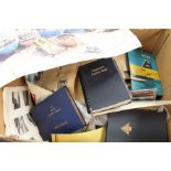 One box of assorted memorabilia to include aeronautical interest (one box)