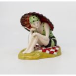 Royal Doulton Archives Bathers collection statue, Sunshine Girl, limited edition number 366 of 2000