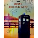 Signed Doctor Who poster and a Doctor Who mug Win a Doctor Who poster, signed by the current cast.