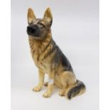 A Beswick fireside German Shepherd, number 2410