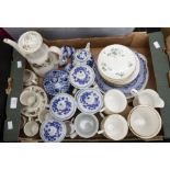 A collection of various ceramic manufacturers to include Coalport Cairo, Royal Doulton Larchmont