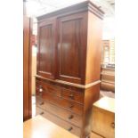 Mahogany Linen press cupboard.