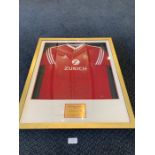 Win your own piece of sporting history with this framed, signed British and Irish Lions rugby