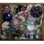 Glass paperweights to include subjects; animals, objects for example teapot, plus other sized