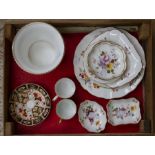 Crown Derby Imari coffee cups and saucers (old repair) and assorted Crown Derby Posy pattern (Q)